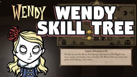 dont starve wendy|Wendy Skill Tree Concept .